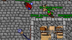 Elder Drux on screen