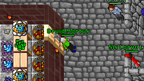Druid Mortus on screen