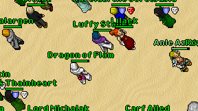 Dragon of Flam on screen