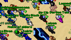 Aguila Slash on screen