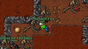 Sushi Fros on screen