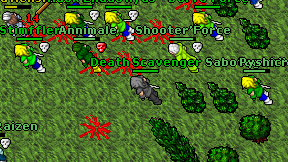 Death Scavenger on screen