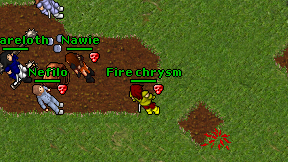 Fire chrysm on screen