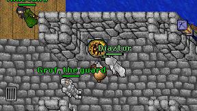 Diaztor on screen