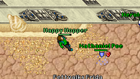 Happy Hopper on screen