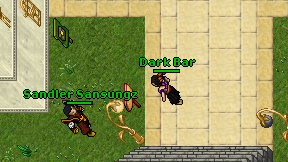 Dark Bar on screen