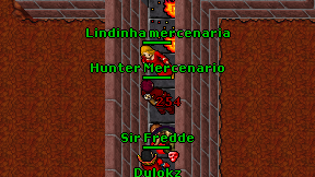 Hunter Mercenario on screen