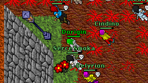 Dorigin on screen
