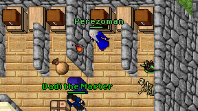 Perezoman on screen
