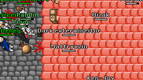 Dark extermineitor on screen