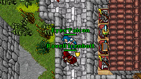Eyes'Falcon on screen