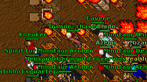 Insane-chaser on screen