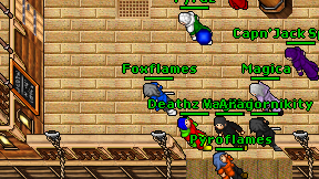 Foxflames on screen