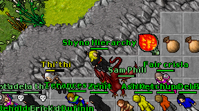 Shyno Hierarchy on screen