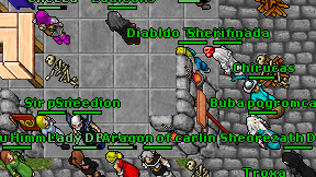 Diabldo The Knight on screen