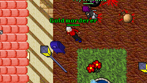 Gold morderer on screen