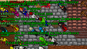 Steel axe on screen