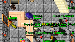 Quing on screen