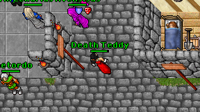 Death Teddy on screen