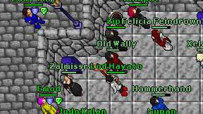 Old Wally on screen