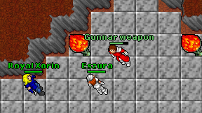 Gunnar weapon on screen