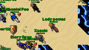 Lady pawns on screen