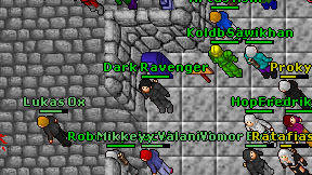 Dark Ravenger on screen