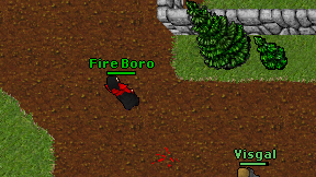 Fire Boro on screen