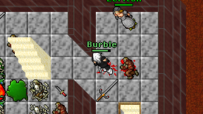 Burble on screen