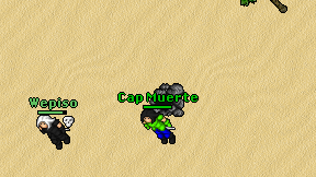 Cap Muerte on screen