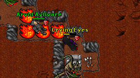 Crying Eyes on screen