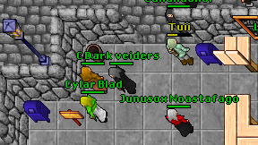 Dark veiders on screen
