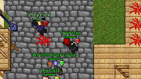 Cyriuz on screen