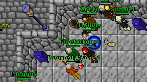 Fireking on screen