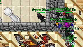 Pyro Shan on screen