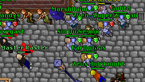 Sin Quake on screen
