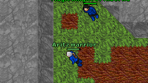 Aritz warrior on screen