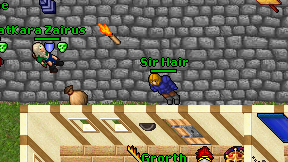 Sir Hair on screen