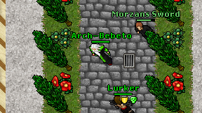 Arch-Bebeto on screen