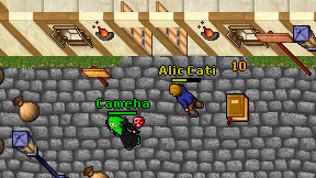 Alic Cati on screen