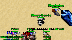 Obese Panda on screen