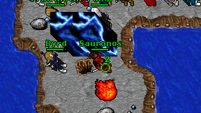 Sauronos on screen