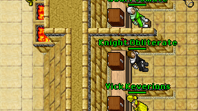 Knight Obliterate on screen