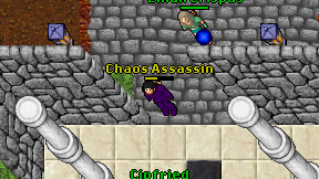 Chaos Assassin on screen