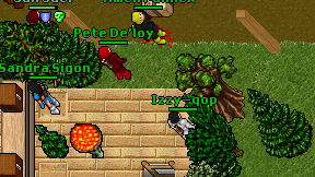 Izzy-qop on screen