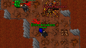 Elite kraken on screen
