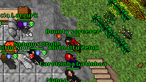 Bounty sorcerer on screen