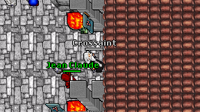 Crossaint on screen