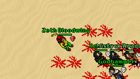 Zeth Bloodwing on screen