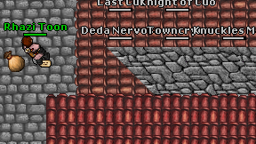 Knuckles Mage on screen